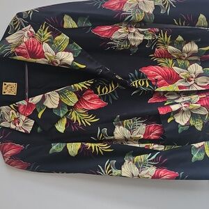 vintage mens flowered blazer size small